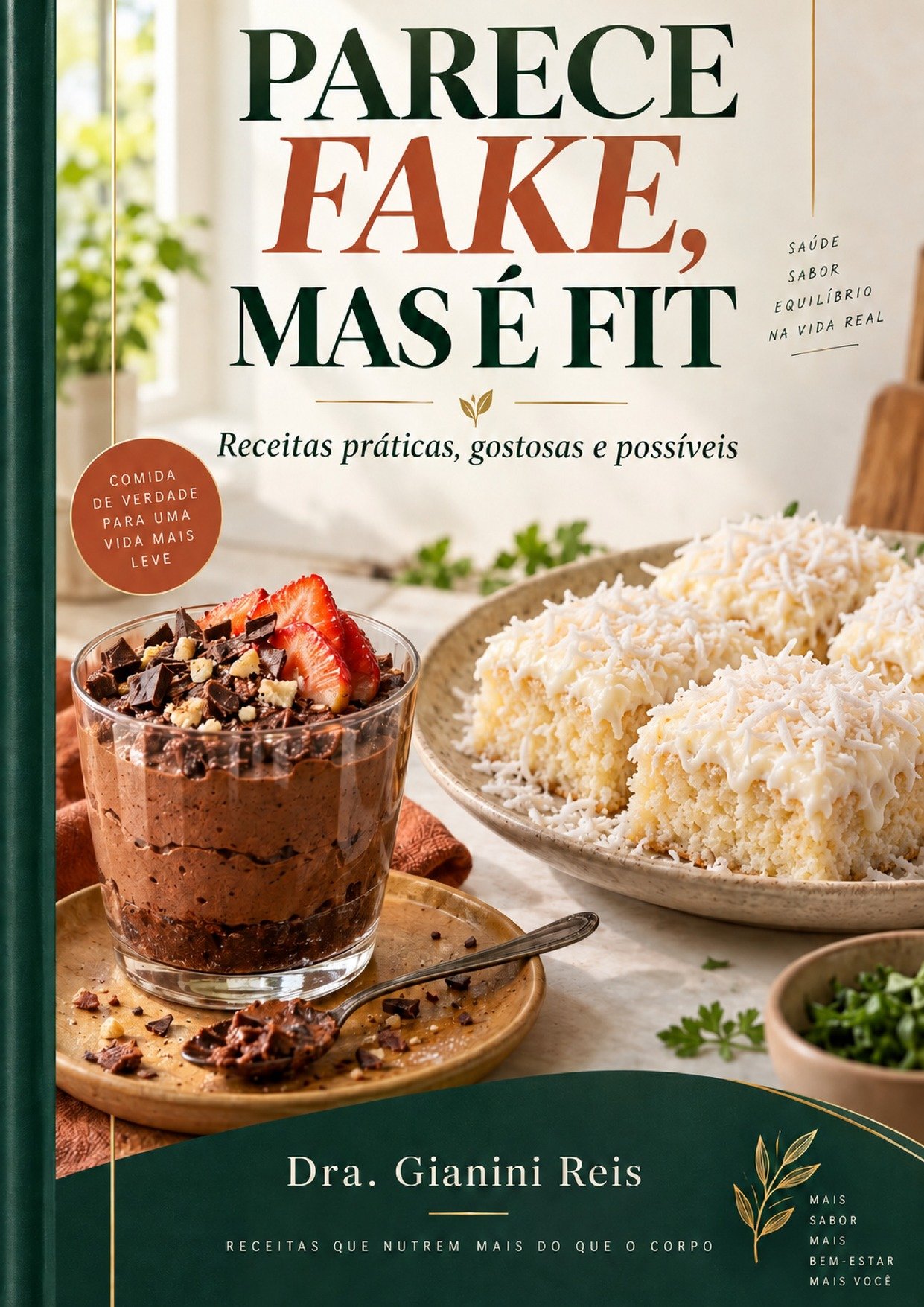 Capa do livro Receitas Parece Fake, mas é Fit